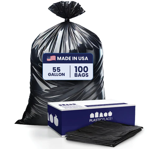 55 Gallon Eco-friendly, 1.7 Mil Equiv - 100/Case