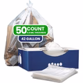 42 Gallon Contractor Bags - 4.0 Mil - 50/Case