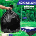 42 Gallon Contractor Bags - 4.0 Mil - 50/Case