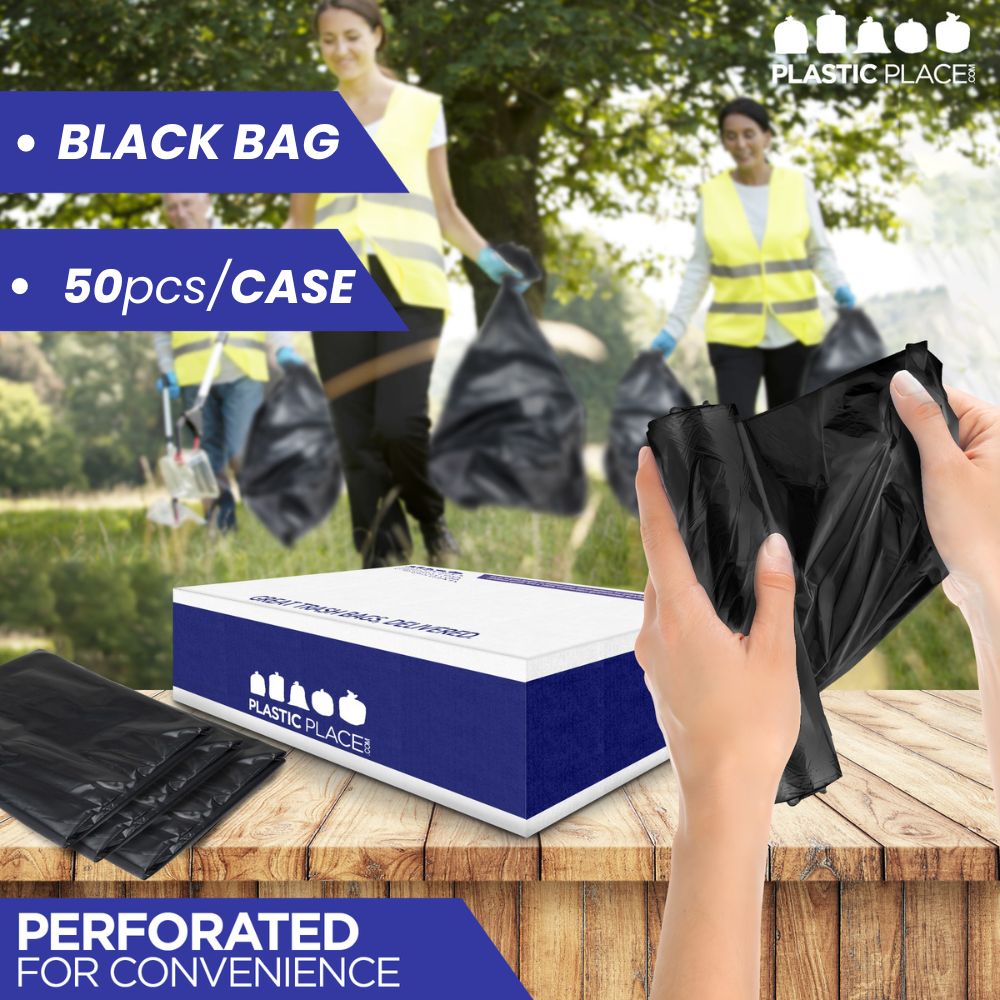 42 Gallon Contractor Bags - 4.0 Mil - 50/Case