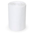 8–10 Gallon  Trash Bags with Flap Closure, 0.55 Mil, White - 600 Count Bulk Pack
