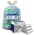 32-33 Gal Drawstring Bags - 0.9 Mil - 100/Case