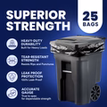 64 Gallon Toter Compatible Trash Bags on Rolls - 1.2 Mil - 100/Case