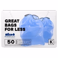 Sample of - 10 Gallon Simplehuman®* Compatible Blue Trash Bags Code K