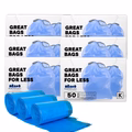 Simplehuman® Compatible Blue Trash Bags, Code K, 10 Gallon, 1.2 Mil -  300 Count Bulk Pack