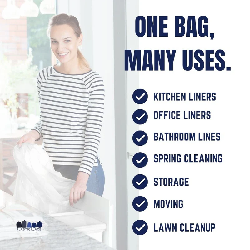 13 Gallon Drawstring Bags - 20% Price Reduction - Plasticplace