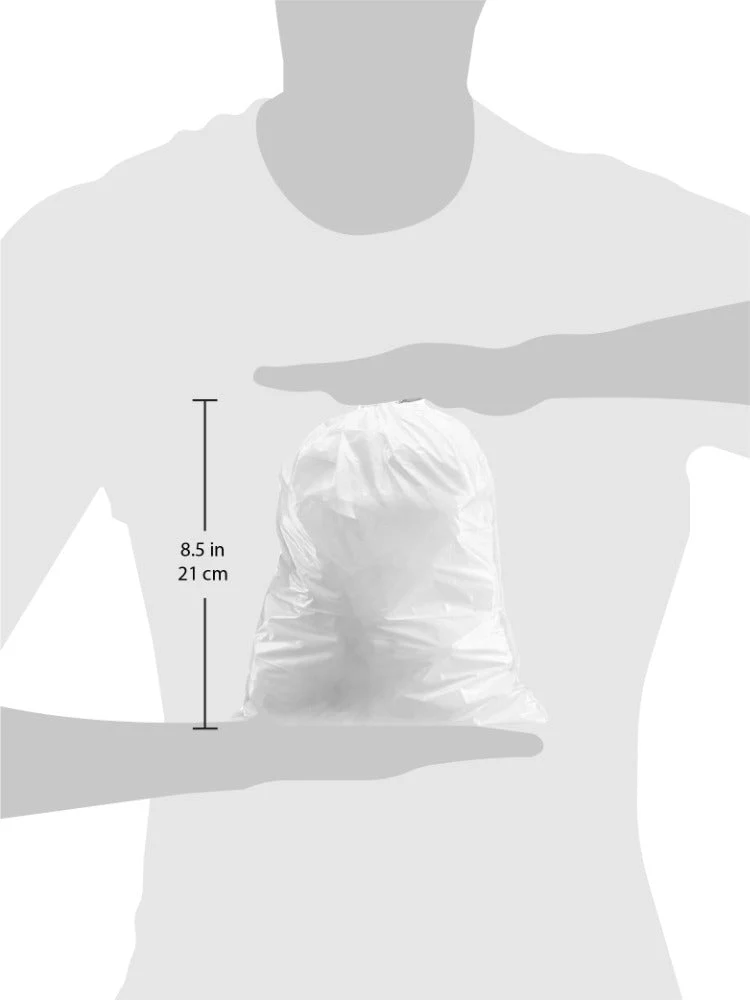 1.2 Gallon Simplehuman®* Compatible Trash Bags Code A - Plasticplace