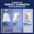 4 Gallon Drawstring Bags - 0.7 Mil - 200/Case