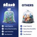 55-60 Gallon Trash Bags - 1.5 Mil - 50/Case