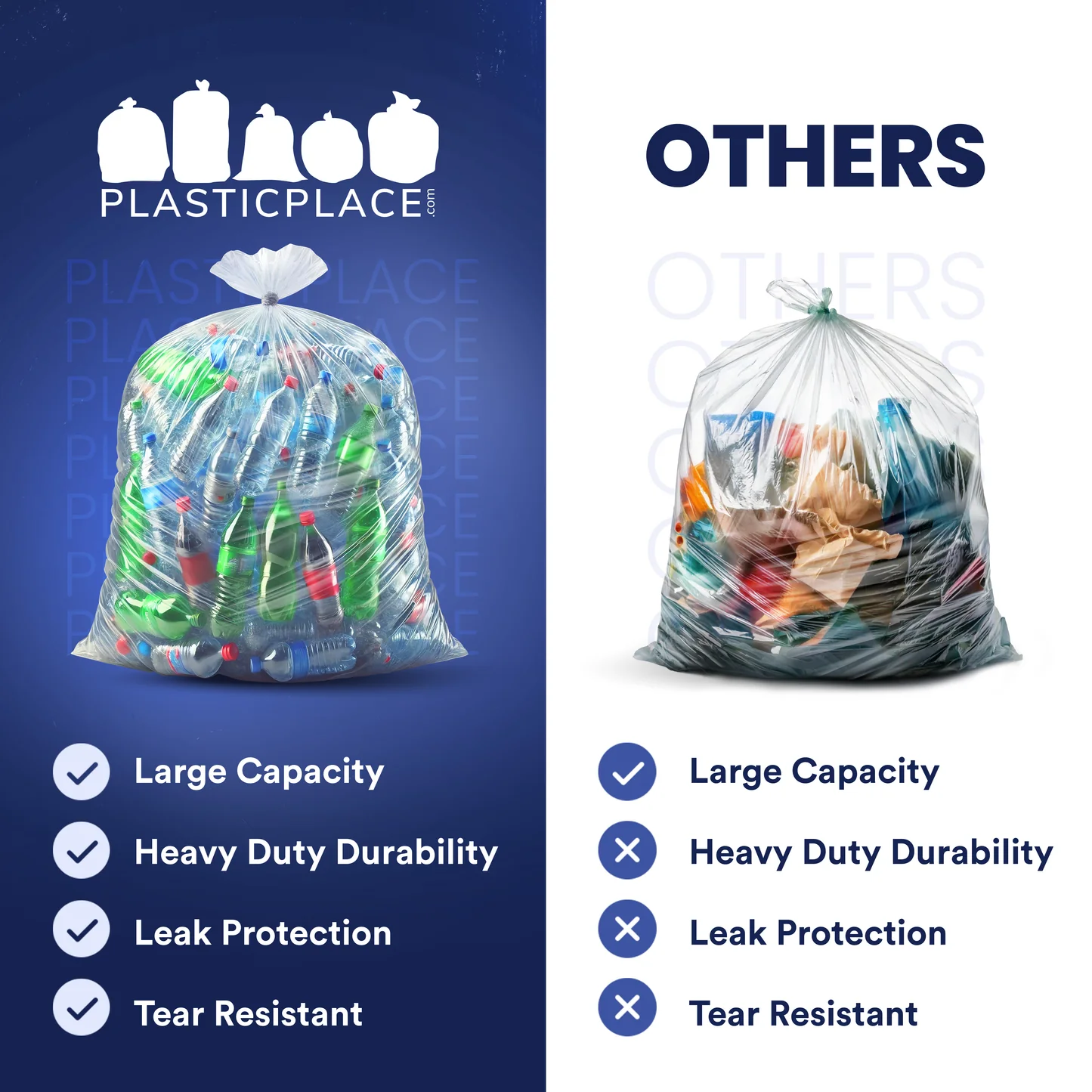 55-60 Gallon Trash Bags
