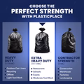 55-60 Gallon Trash Bags - 1.5 Mil - 50/Case