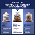 55-60 Gallon Trash Bags - 1.5 Mil - 50/Case