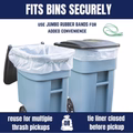 65 Gallon Rollout Trash Bags - Plasticplace
