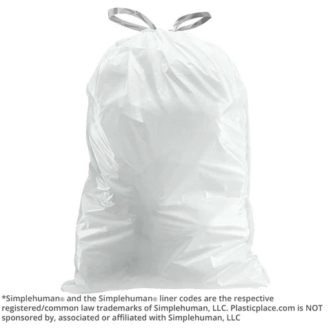 Sample of - 10-10.5 Gallon Simplehuman®* Compatible Trash Bags Code J