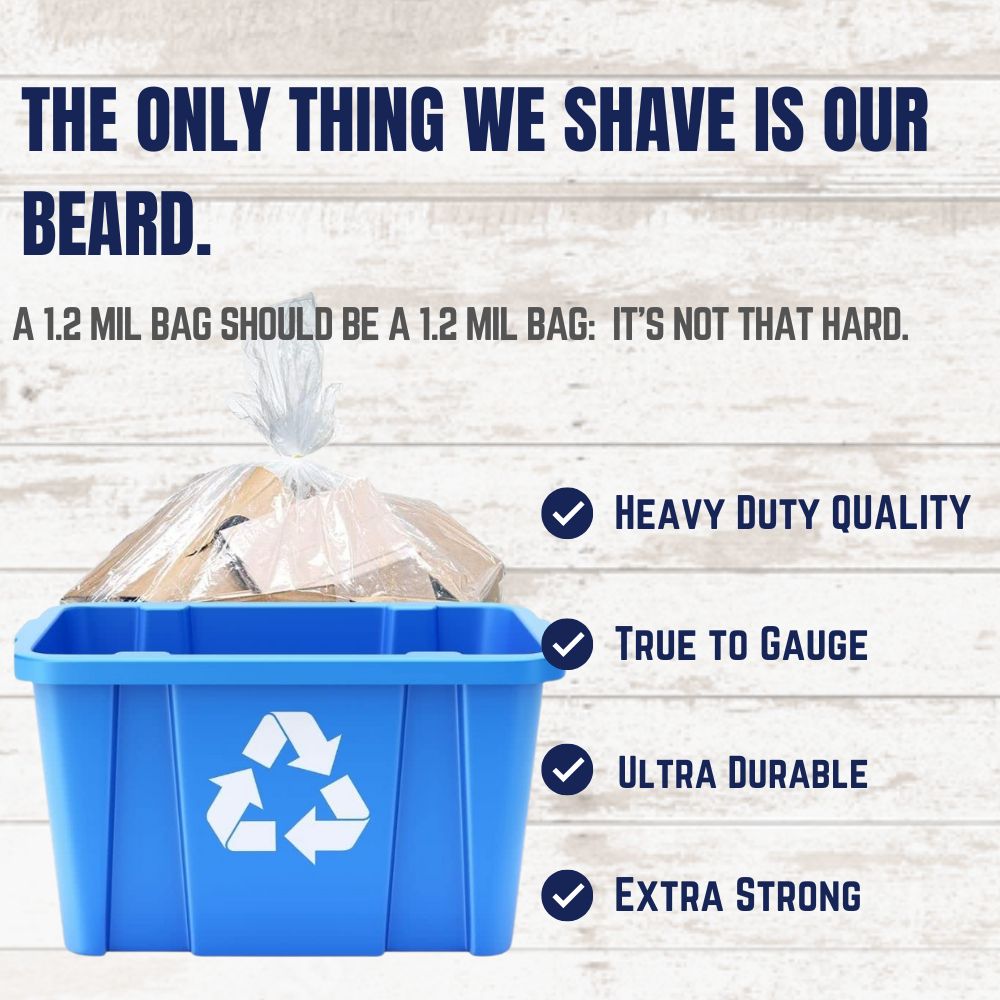 18 Gallon Rubbermaid® Compatible Trash Bags - Plasticplace