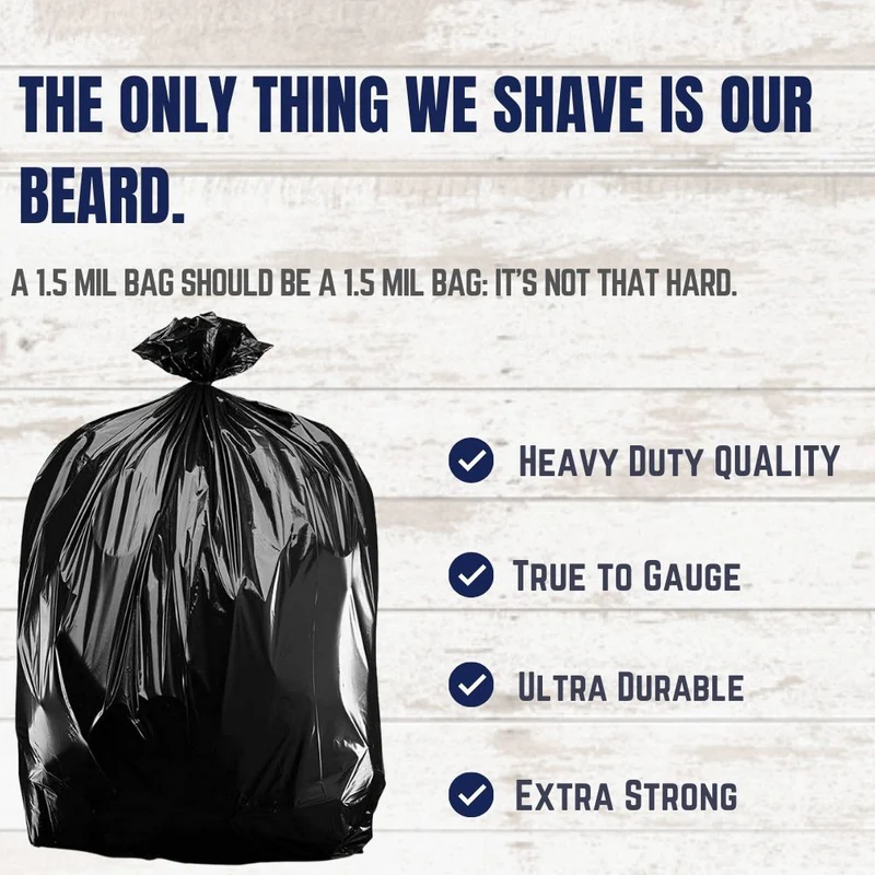 33 Gal Eco-friendly, 1.5 Mil Equiv - 100/Case