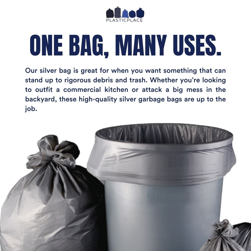 33 Gallon Low Density Bags - Plasticplace