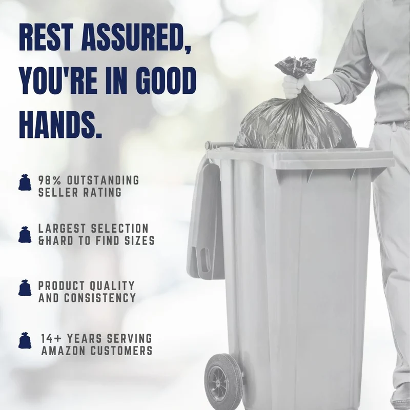 65 Gallon Trash Bags - Plasticplace