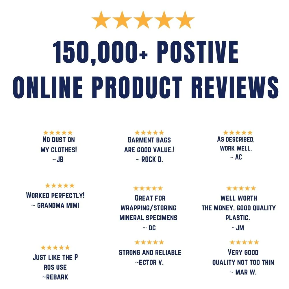 Wholesale Garment Bags, 21x40", 1.0 Mil, Clear - 700 Count