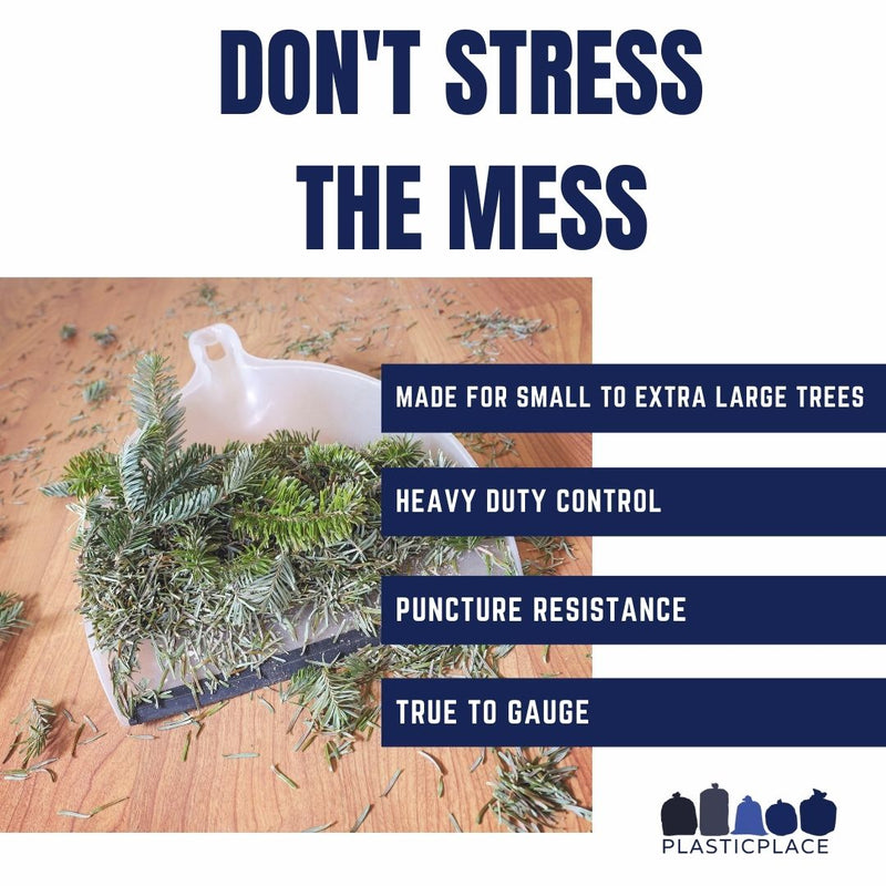 Christmas Tree Disposal and Storage Bag  - Fits Trees Up To 9.5' Tall