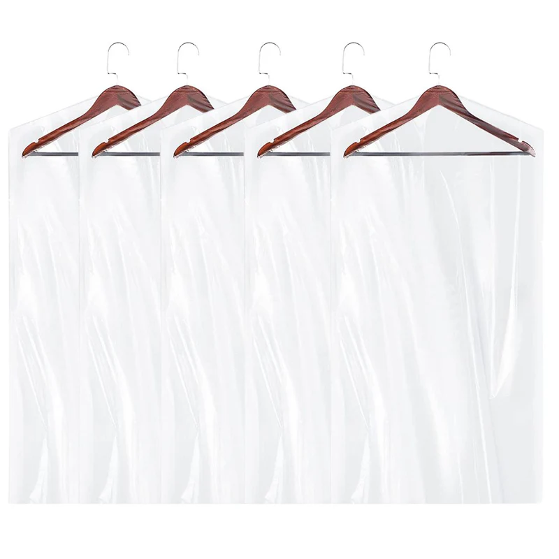 Wholesale Garment Bags 21x4x54", 1.0 Mil, Clear - 500 Count