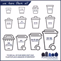 64 Gallon Toter® Compatible Recycling Bags - Plasticplace