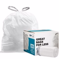 5.2 Gallon Simplehuman®* Compatible Trash Bags Code E - Plasticplace