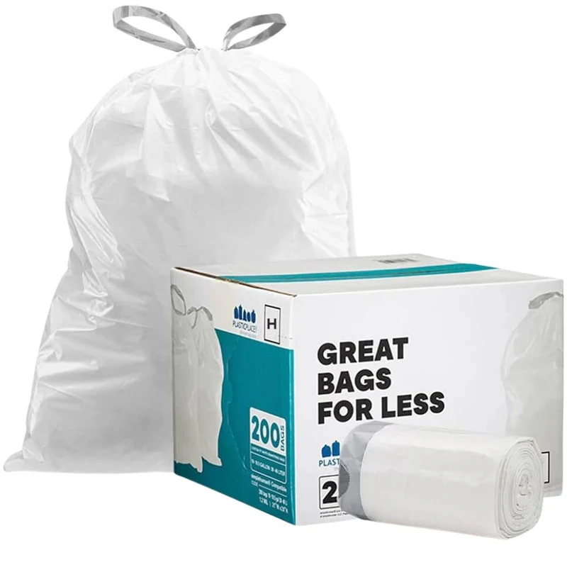 8-9 Gallon Simplehuman®* Compatible Trash Bags Code H - Plasticplace