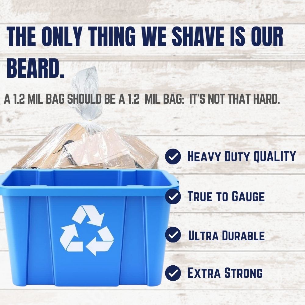 14 Gallon Rubbermaid® Compatible Trash Bags - Plasticplace