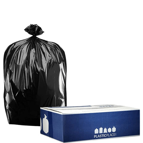 32 Gallon Toter Compatible Trash Bags - 1.5 Mil - 50/Case