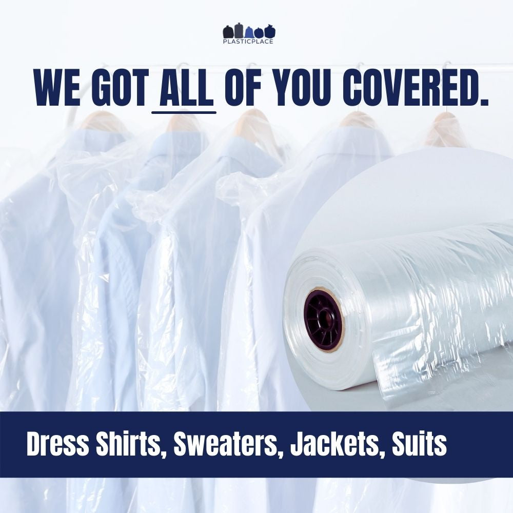 Garment Bags, 21x7x54 - Plasticplace