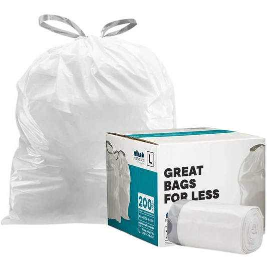 4.8 Gallon Simplehuman®* Compatible Trash Bags Code L - Plasticplace