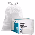2.6 Gallon Simplehuman®* Compatible Trash Bags Code R - Plasticplace