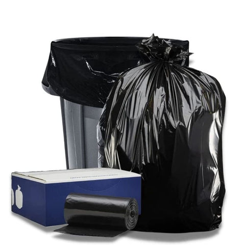 40-45 Gallon Trash Bags on Rolls - 1.2 Mil - 100/Case