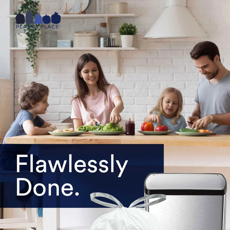 4.2-4.8 Gallon Simplehuman®* Compatible Trash Bags Code V - Plasticplace