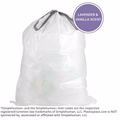 13-17 Gallon Simplehuman®* Compatible Trash Bags Code Q | Lavender & Vanilla Scented Bags - 20% Price Reduction - Plasticplace