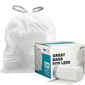 4.2-4.8 Gallon Simplehuman®* Compatible Trash Bags Code V - Plasticplace