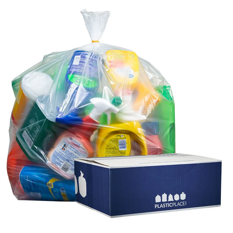 65 Gallon Extra Heavy Trash Bags - Plasticplace