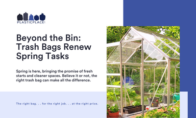 Beyond the Bin: Trash Bags Renew Spring Tasks