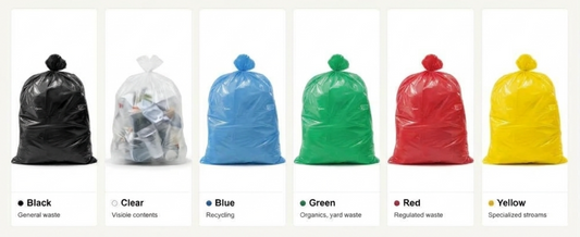 Trash Bag Colors Explained: What Each Color Is Used For