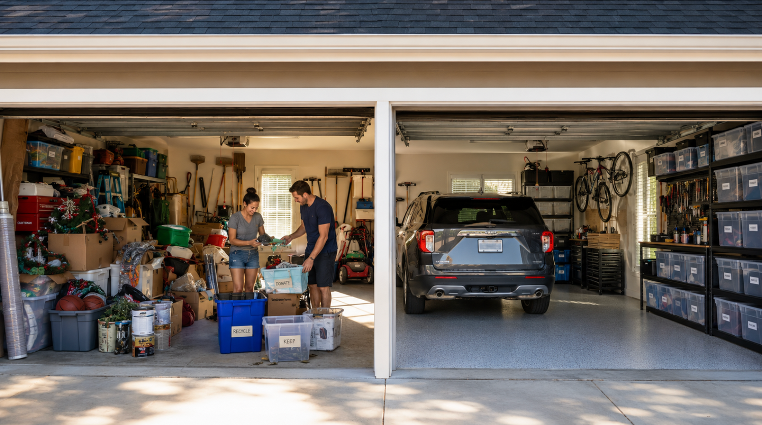 How to Clean Out Your Garage in One Weekend (Checklist)