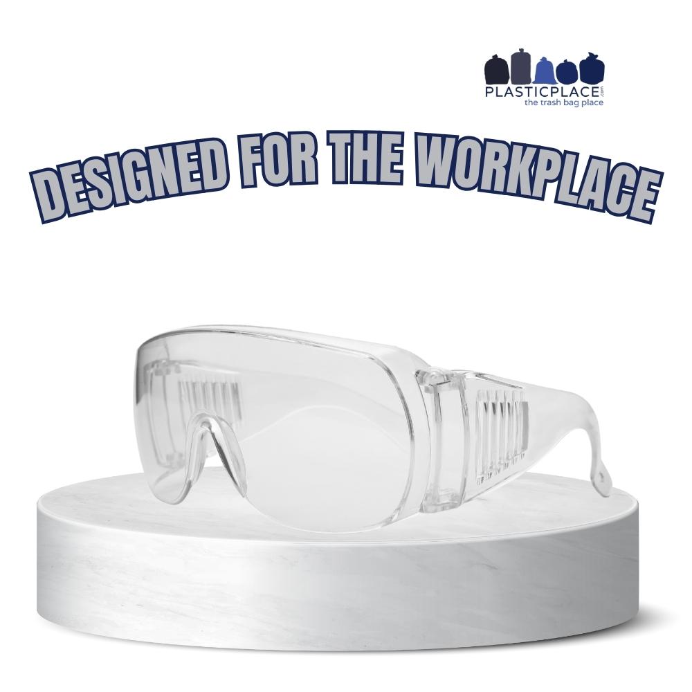 Pyramex Solo OTS Safety Glasses - Clear Lens - Clear Frame - 12 Pair