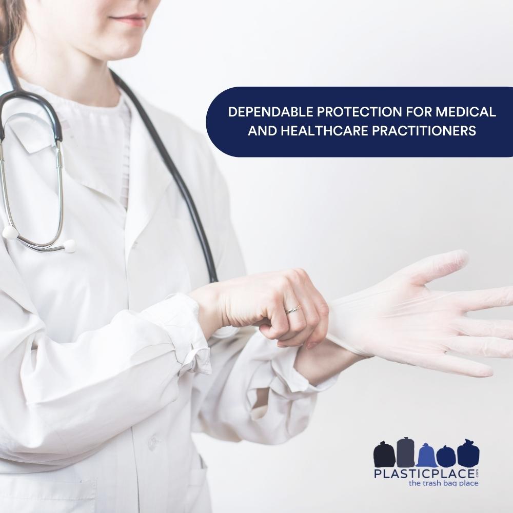 MediChoice Beige Exam Grade Vinyl Disposable Gloves - 3.2 mil -(1500 Count/ 10 Boxes of 150)(S, M, L, XL)