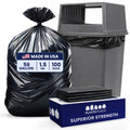 56 Gallon Glutton Trash Bags - 1.5 Mil - 100/Case