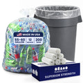 55-60 Gallon High Density Bags - 12 Micron - 200/Case