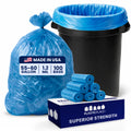 55-60 Gallon Recycling Bags - 1.2 Mil - 100/Case