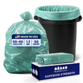 55-60 Gallon Trash Bags - 1.2 Mil - 50/Case