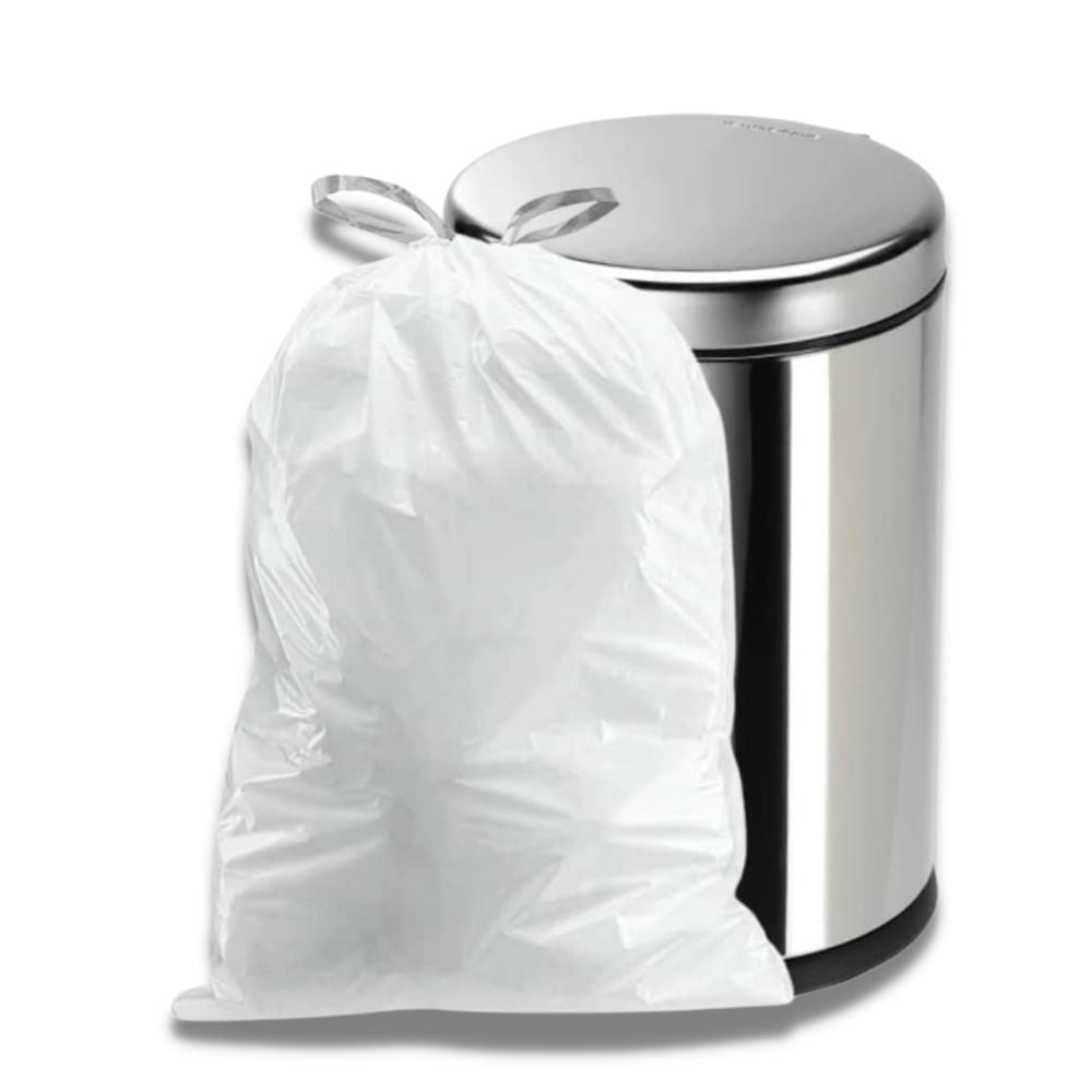 6 Gallon Drawstring Bags, Jr Pack - Plasticplace