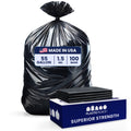 55 Gallon Rubbermaid Compatible Trash Bags - 1.5 Mil - 100/Case