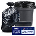 55 Gallon Rubbermaid Compatible Trash Bags - 1.5 Mil - 100/Case